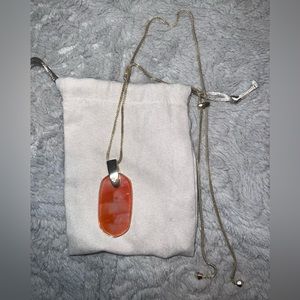 Kendra Scott Inez Necklace - Dichroic Glass with Gold Hardware